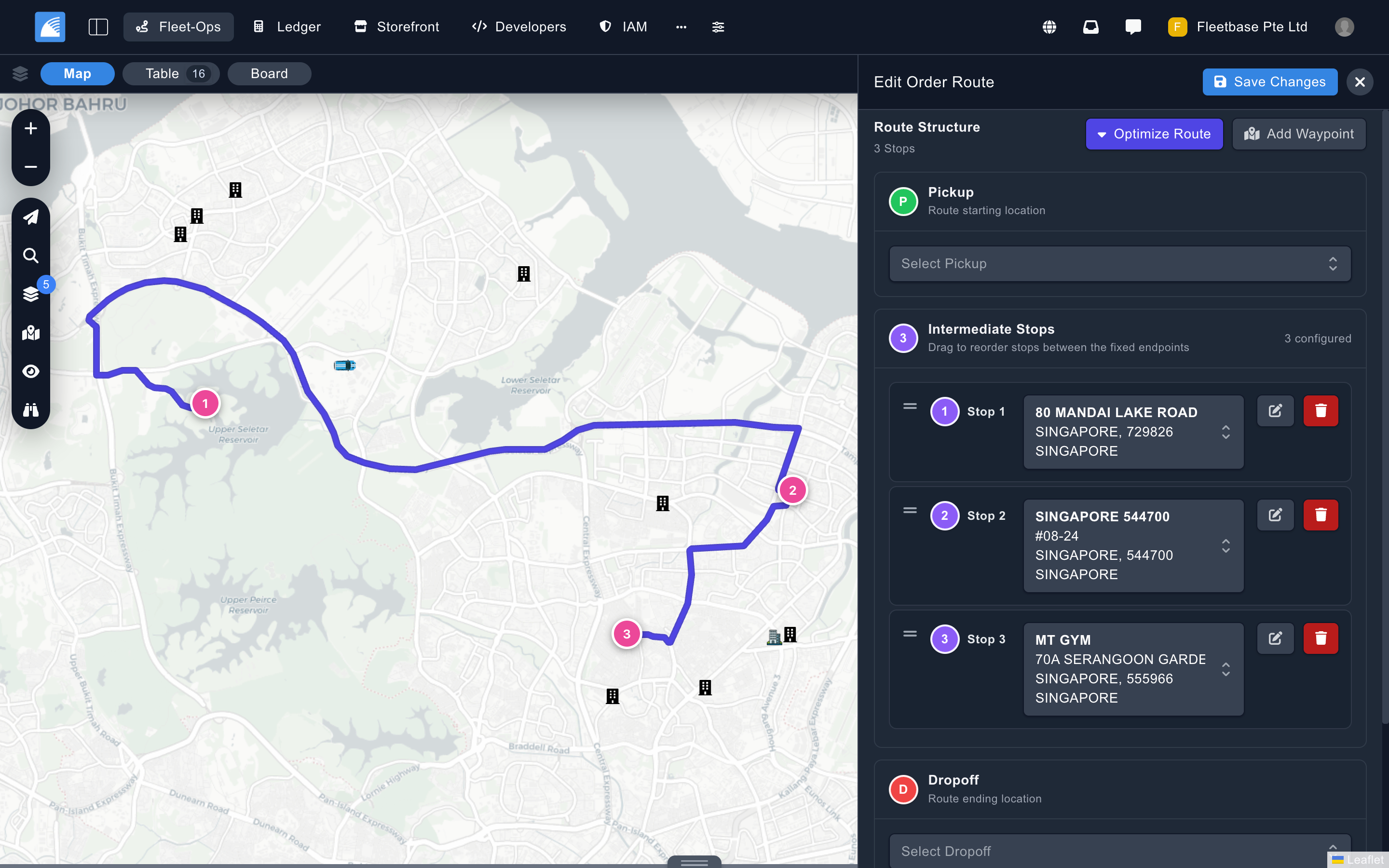 Real-Time Dynamic Re-Routing